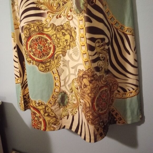 Chain and zebra print mid length dress - Picture 3 of 11